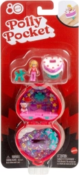 Polly Pocket επετειακό συμπαγές σετ για την 80ή επέτειο της Mattel με δαχτυλίδι