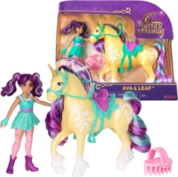 Unicorn Academy Ava και Leaf – κούκλα με μονόκερο και αξεσουάρ