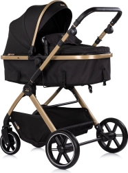 Chipolino Pearl 2σε1 συνδυαστικό καρότσι Noir