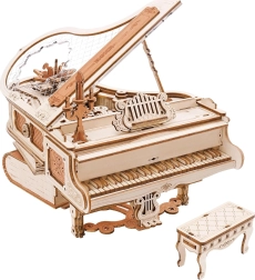 Ξύλινη μουσική κασετίνα Μαγικό πιάνο