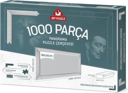 Κορνίζα για παζλ 96x34 cm λευκή