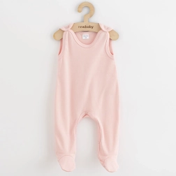 Βρεφικά φορμάκια με ποδαράκια New Baby Classic II ανοιχτό ροζ