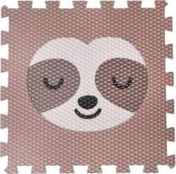 Minideckfloor βραδύποδας, καφέ με κρεμ βραδύποδα