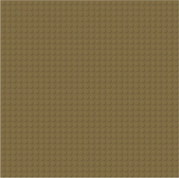 Βάση κατασκευών σκούρο καφέ 25,5 x 25,5 cm