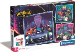 Παζλ 3×48 κομμάτια Batwheels – σετ τριών εικόνων
