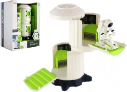 Διαστημικός σταθμός με φώτα και ήχους με αστροναύτη με μπαταρίες