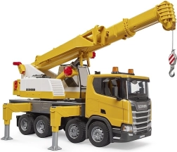 Bruder SCANIA με γερανό LIEBHERR – κινητός γερανός 1:16 με φώτα και ήχους