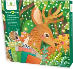 Σετ μωσαϊκού δάσους με ζώα