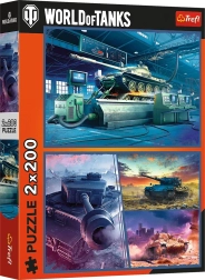 Puzzle World of Tanks: θωρακισμένη αποστολή 2×200 κομμάτια TREFL