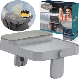 Ράφι Bestway 4 σε 1 για LAY‑Z‑SPA – πολυλειτουργικός δίσκος με αποθηκευτικό χώρο και βάσεις