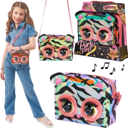 Purse Pets Purrisma τιγρέ τσάντα-πορτοφόλι με διαδραστικά μάτια και ήχους