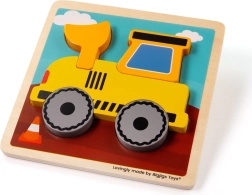 Ένθετο παζλ εκσκαφέας από Bigjigs Toys