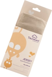 Träumeland jersey εφαρμοστό σεντόνι 40 × 90 cm taupe