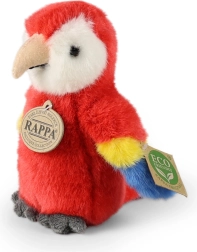 Λούτρινος παπαγάλος άρα 16 cm κόκκινος ECO FRIENDLY – RAPPA
