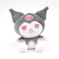 Λούτρινο παιχνίδι Kuromi 25 cm – γκρι