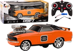 RC drift αυτοκίνητο 1:18 με drift 360°, φώτα και ήχους – πορτοκαλί