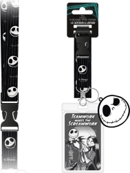 Κορδόνι λαιμού Nightmare Before Christmas με διάφανη θήκη