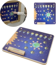 Εκπαιδευτικός πίνακας Φάσεις της Σελήνης Montessori