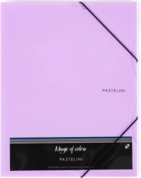 Φάκελος με λάστιχο A4 PASTELINI μωβ