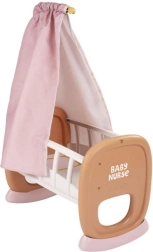 Κούνια για κούκλες με κουνουπιέρα smoby baby nurse