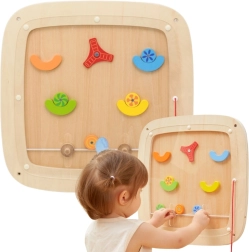 Ξύλινος επιτοίχιος αισθητηριακός πίνακας pinball WOOPIE