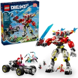 LEGO® DREAMZzz™ 71497 Ρομπότ-τίγρης του Κούπερ και hot rod του Ζίρο