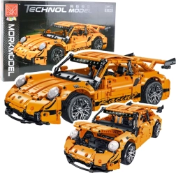 Κατασκευαστικό σετ σπορ αυτοκίνητο GT Racing 1:14, 1268 τεμάχια, πορτοκαλί