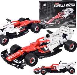Τεχνική κατασκευή – αγωνιστικό αυτοκίνητο Formula 1 με μηχανισμό έλξης προς τα πίσω (pull-back), 276 κομμάτια