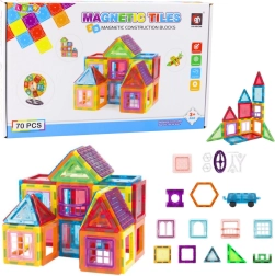 Μαγνητικά δομικά τουβλάκια 70 τεμ.