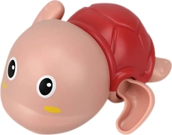 Woopie επιπλέουσα κουρδιστή χελωνίτσα για το μπάνιο ροζ