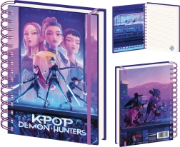 Σπιράλ σημειωματάριο A5 K-pop Demon Hunters