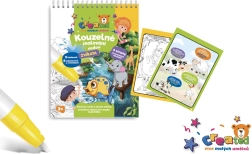 Μαγικό ζωγράφισμα με νερό – μπλοκ, 4 φύλλα – Ζωάκια