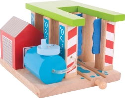 Bigjigs Rail ξύλινο πλυντήριο τρένων