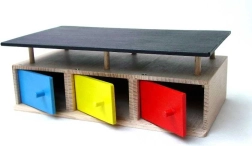 Ξύλινο γκαράζ για 3 αυτοκίνητα