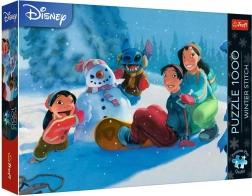 Puzzle Premium Plus – χειμώνας με τον Stitch, 1000 κομμάτια
