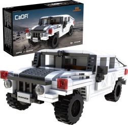 CaDA Humvee λευκό όχημα εκτός δρόμου από κατασκευαστικό σετ