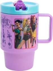 Μεγάλο πλαστικό ποτηράκι με στόμιο 530 ml K-pop: κυνηγοί δαιμόνων - 1 τεμάχιο