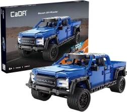 CaDA μπλε εκτός δρόμου όχημα Smash Off-Roader pull-back