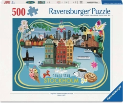 Παζλ Ravensburger Παλιά Πόλη Στοκχόλμη 500 κομμάτια