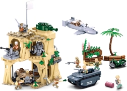 Sluban Army WW2 μάχη της Ιβο Τζίμα σετ κατασκευής