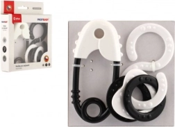 Κουδουνίστρες ασπρόμαυρες για παιδιά από τη γέννηση