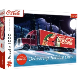 Παζλ 1000 κομματιών XMAS COCA-COLA Χριστουγεννιάτικο φορτηγό