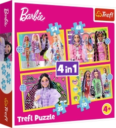 Παζλ Barbie Χαρούμενος Κόσμος 4 σε 1