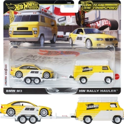 Hot Wheels Premium Team Transport Rally Hauler με BMW M3 E46 1:64