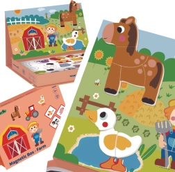 Tooky Toy Μαγνητικό Παζλ Συναρμολόγησης Φάρμα