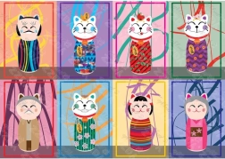 Παζλ Maneki Kokeshi 1000 κομμάτια