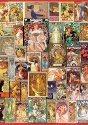 ART PUZZLE αφίσα αρ νουβό – παζλ 1500 κομματιών
