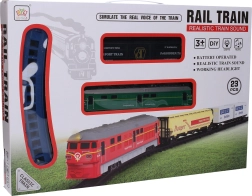 Σιδηροδρομική γραμμή με εφέ 106 × 106 εκ.