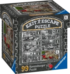 Ravensburger παιχνίδι απόδρασης EXIT puzzle Στοιχειωμένη έπαυλη: Στο γκαράζ 99 κομμάτια