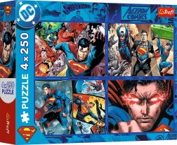 Παζλ 4×250 Το Θάρρος του SUPERMAN TREFL